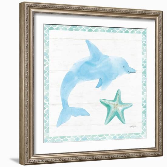 Mermaid Friends VIII-Jenaya Jackson-Framed Art Print