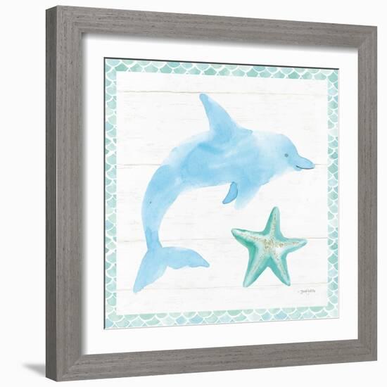 Mermaid Friends VIII-Jenaya Jackson-Framed Art Print