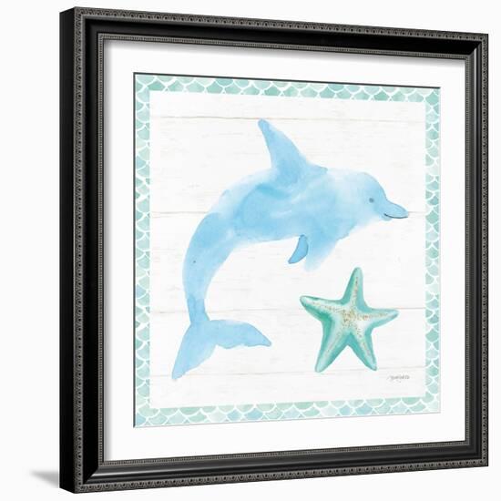 Mermaid Friends VIII-Jenaya Jackson-Framed Art Print