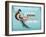 Mermaid Kisses-null-Framed Giclee Print