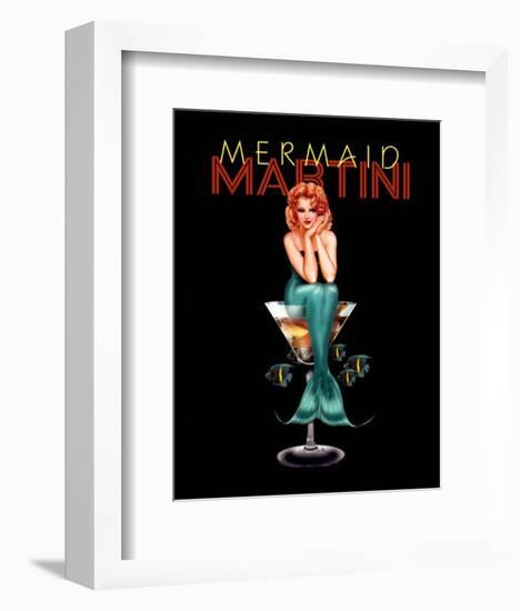 Mermaid Martini-Ralph Burch-Framed Art Print