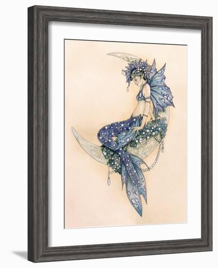 Mermaid Moon-Linda Ravenscroft-Framed Giclee Print