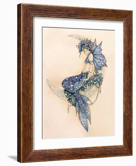 Mermaid Moon-Linda Ravenscroft-Framed Giclee Print