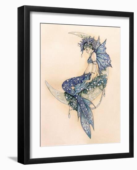 Mermaid Moon-Linda Ravenscroft-Framed Giclee Print