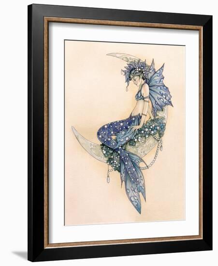 Mermaid Moon-Linda Ravenscroft-Framed Giclee Print