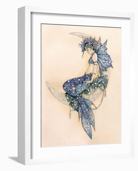 Mermaid Moon-Linda Ravenscroft-Framed Giclee Print