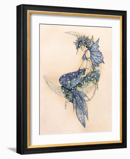 Mermaid Moon-Linda Ravenscroft-Framed Giclee Print