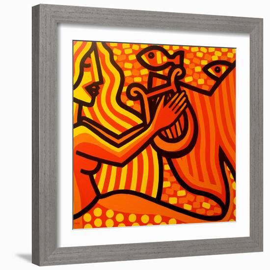 Mermaid Music-John Nolan-Framed Giclee Print