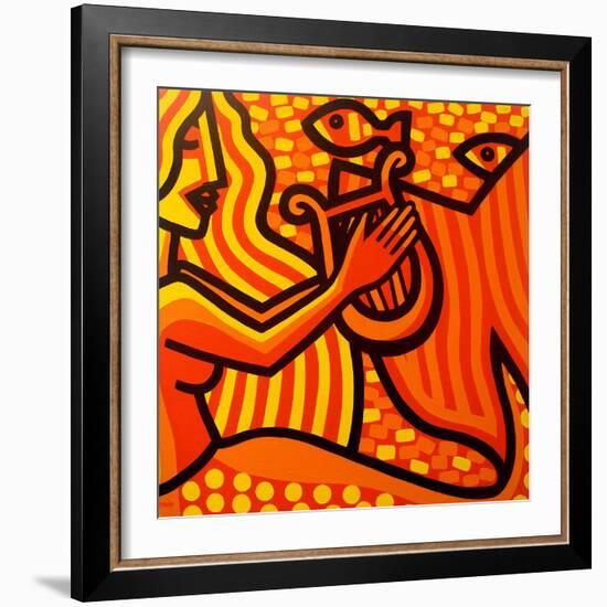 Mermaid Music-John Nolan-Framed Giclee Print