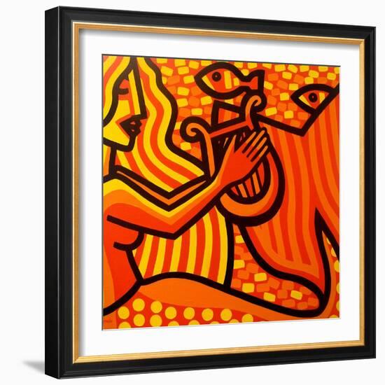 Mermaid Music-John Nolan-Framed Giclee Print