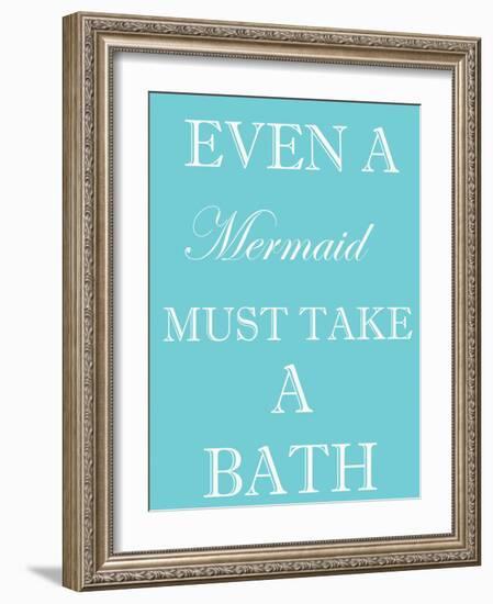 Mermaid Must Bathe-Taylor Greene-Framed Art Print