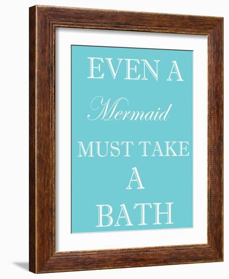 Mermaid Must Bathe-Taylor Greene-Framed Art Print