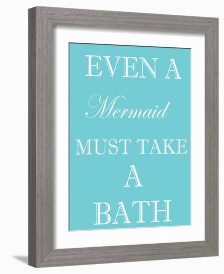 Mermaid Must Bathe-Taylor Greene-Framed Art Print