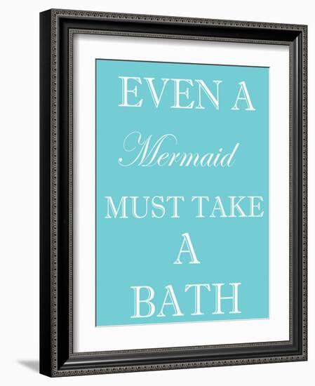 Mermaid Must Bathe-Taylor Greene-Framed Art Print