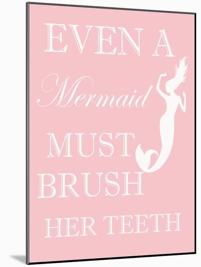 Mermaid Must Brush-Taylor Greene-Mounted Art Print