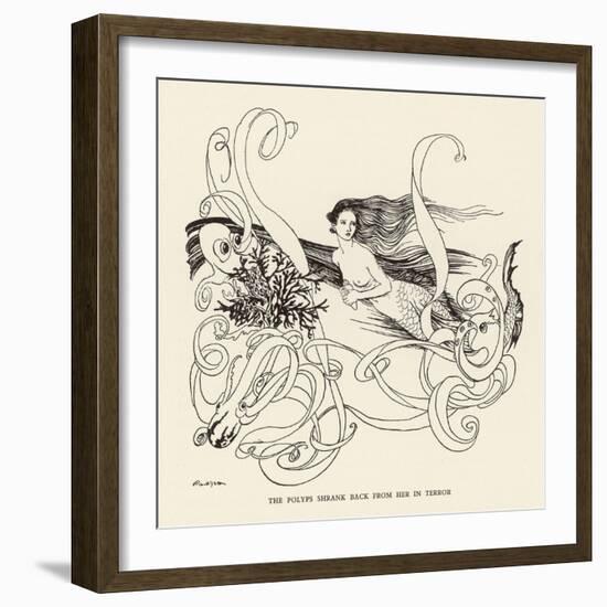 Mermaid, Octopus Rackham-Arthur Rackham-Framed Photographic Print