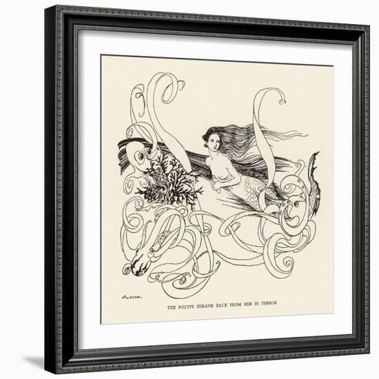 Mermaid, Octopus Rackham-Arthur Rackham-Framed Photographic Print
