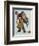 "Mermaid" or "Lobsterman", August 20,1955-Norman Rockwell-Framed Giclee Print