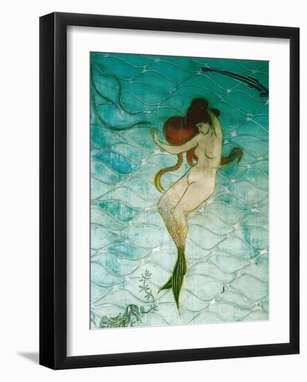 Mermaid's Room of the Spanish Inn in Barcelona, Detail, 1899 (Fresco)-Ramon Casas i Carbo-Framed Giclee Print