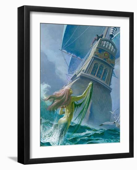 Mermaid Seen by One of Henry Hudson's Crew-Severino Baraldi-Framed Giclee Print