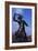 Mermaid Statue, Symbol of Warsaw Since 1855, Bronze Sculpture by Konstanty Hegel, Warsaw, Poland-null-Framed Giclee Print