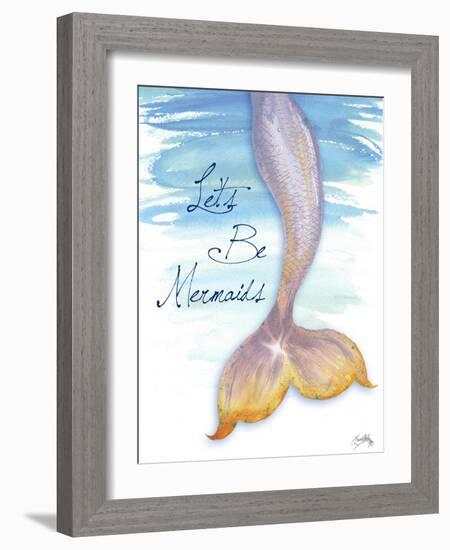 Mermaid Tail II-Elizabeth Medley-Framed Art Print