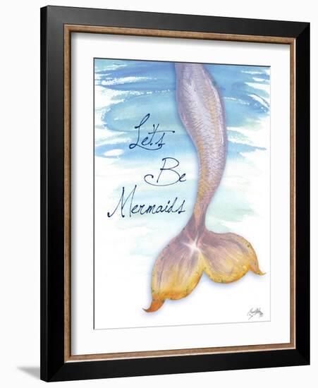 Mermaid Tail II-Elizabeth Medley-Framed Art Print