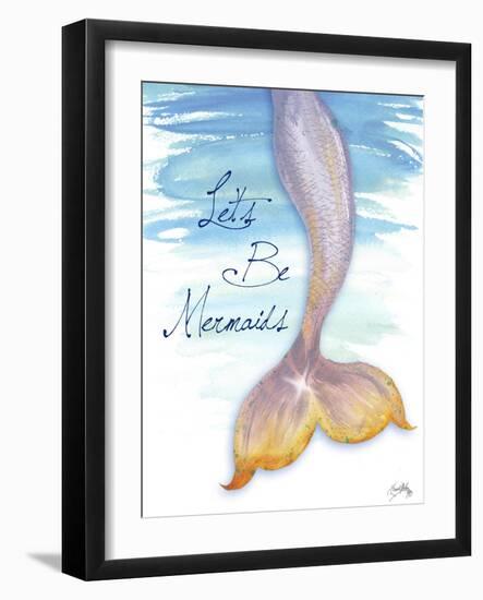 Mermaid Tail II-Elizabeth Medley-Framed Art Print