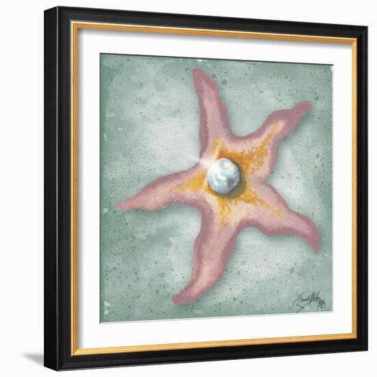 Mermaid Treasure II-Elizabeth Medley-Framed Art Print