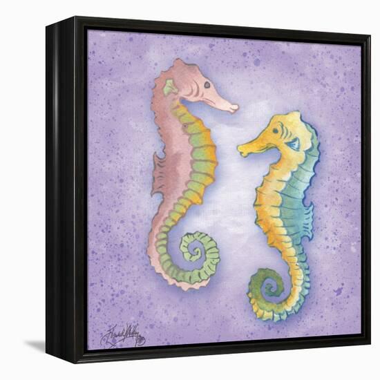 Mermaid Treasure III-Elizabeth Medley-Framed Stretched Canvas