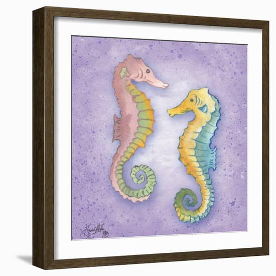 Mermaid Treasure III-Elizabeth Medley-Framed Art Print