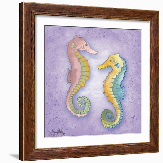 Mermaid Treasure III-Elizabeth Medley-Framed Art Print