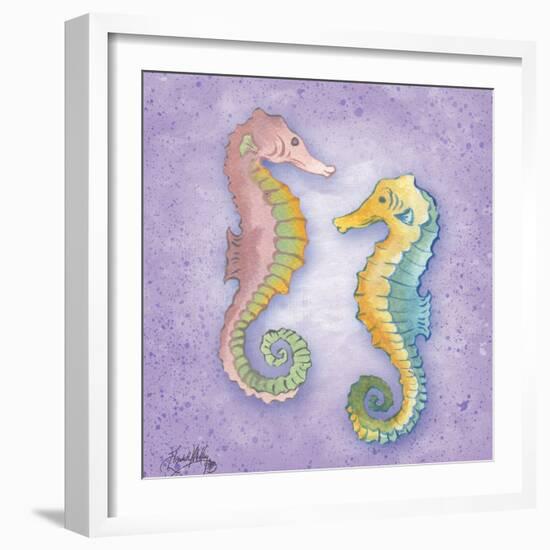 Mermaid Treasure III-Elizabeth Medley-Framed Art Print