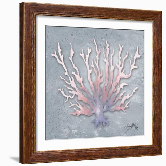 Mermaid Treasure IV-Elizabeth Medley-Framed Art Print