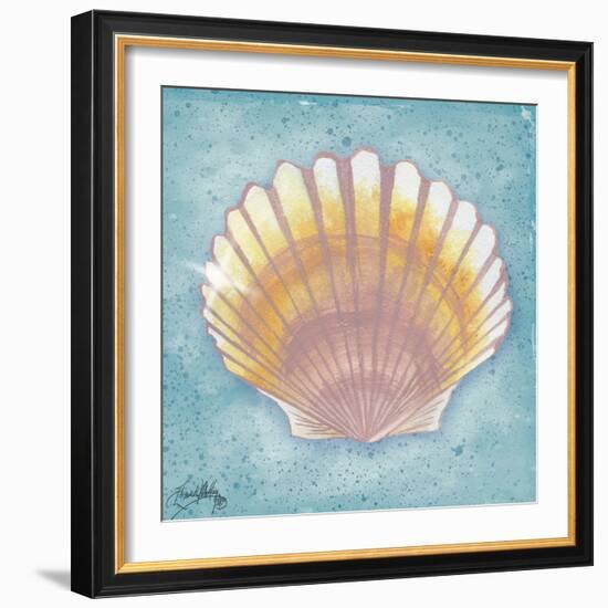 Mermaid Treasure V-Elizabeth Medley-Framed Art Print