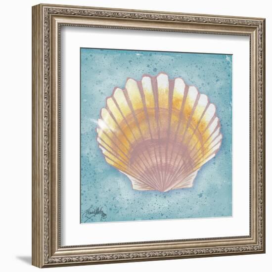 Mermaid Treasure V-Elizabeth Medley-Framed Art Print