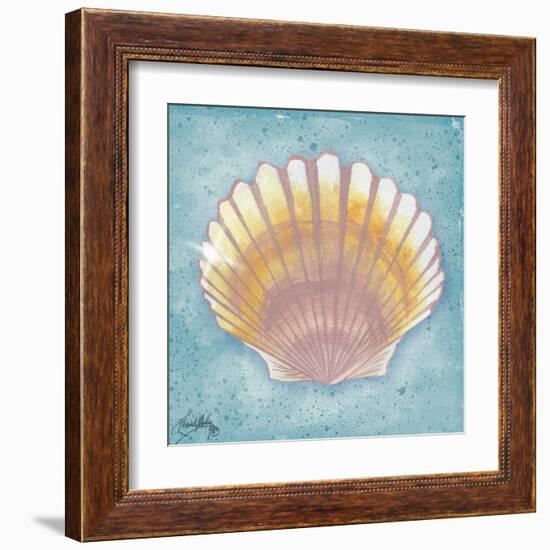 Mermaid Treasure V-Elizabeth Medley-Framed Art Print