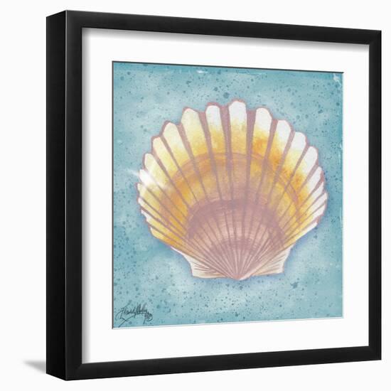 Mermaid Treasure V-Elizabeth Medley-Framed Art Print