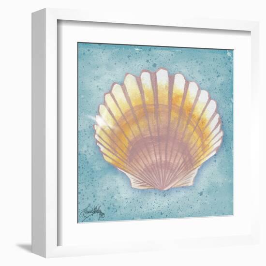 Mermaid Treasure V-Elizabeth Medley-Framed Art Print