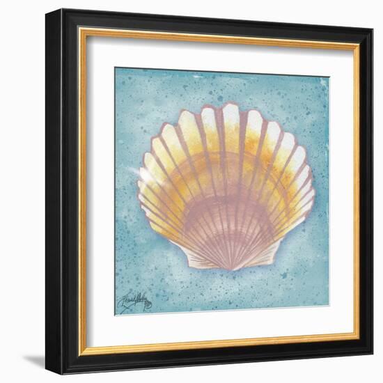 Mermaid Treasure V-Elizabeth Medley-Framed Art Print