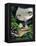 Mermaid with a Baby Alligator-Jasmine Becket-Griffith-Framed Stretched Canvas