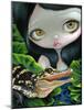 Mermaid with a Baby Alligator-Jasmine Becket-Griffith-Mounted Art Print