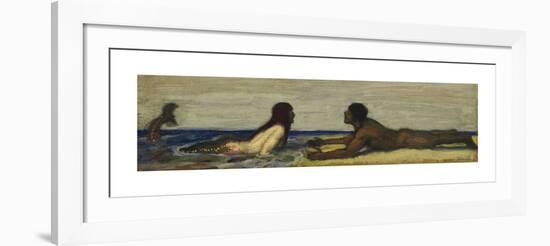 Mermaid-Franz von Stuck-Framed Premium Giclee Print