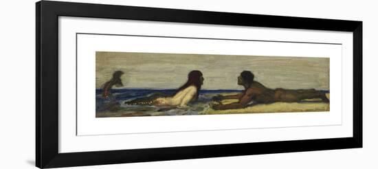 Mermaid-Franz von Stuck-Framed Premium Giclee Print