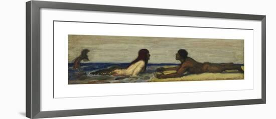 Mermaid-Franz von Stuck-Framed Premium Giclee Print