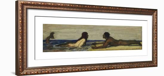 Mermaid-Franz von Stuck-Framed Premium Giclee Print