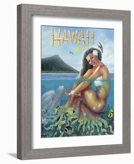 Mermaid-Scott Westmoreland-Framed Art Print