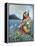 Mermaid-Scott Westmoreland-Framed Stretched Canvas