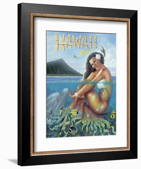 Mermaid-Scott Westmoreland-Framed Premium Giclee Print