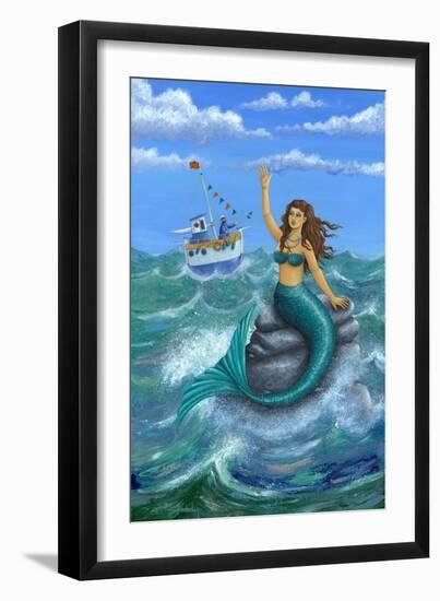 Mermaid-Peter Adderley-Framed Art Print